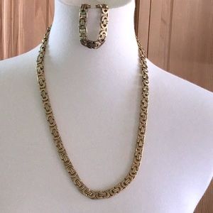 Necklace with matching bracelet
